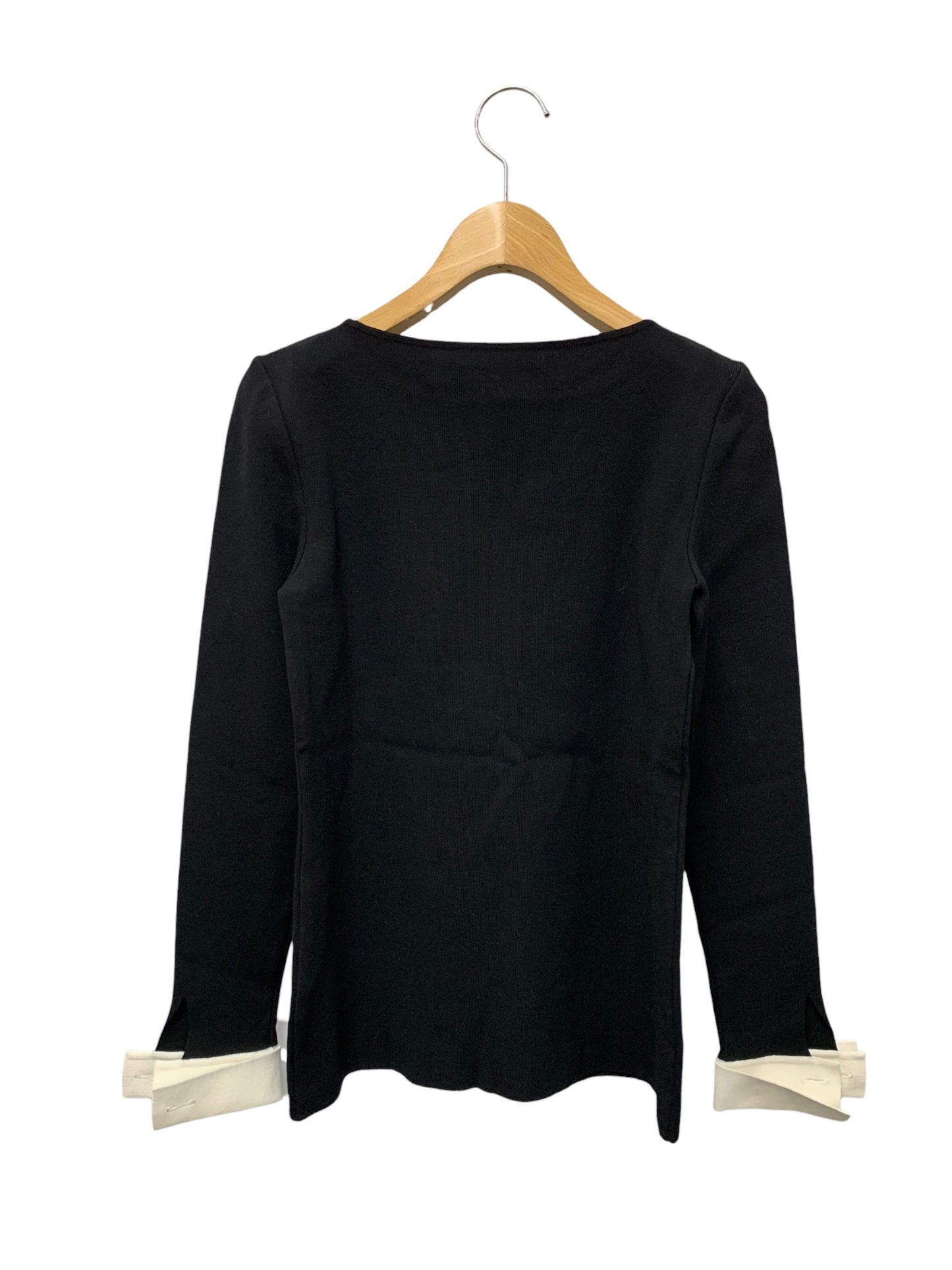 フォクシーブティック 28982 セットアップ 38 ブラック トップス スカート ニット プリーツ ITROOPL9GNY4