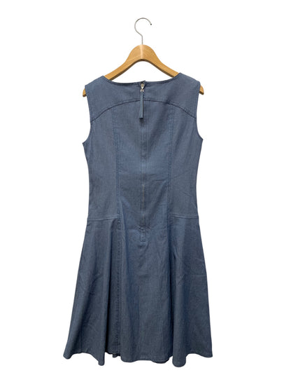 トゥービーシック W5J09-731-20 ワンピース 40 ブルー デニム フラワーモチーフ ITGD8G2FRXOO 【SALE】