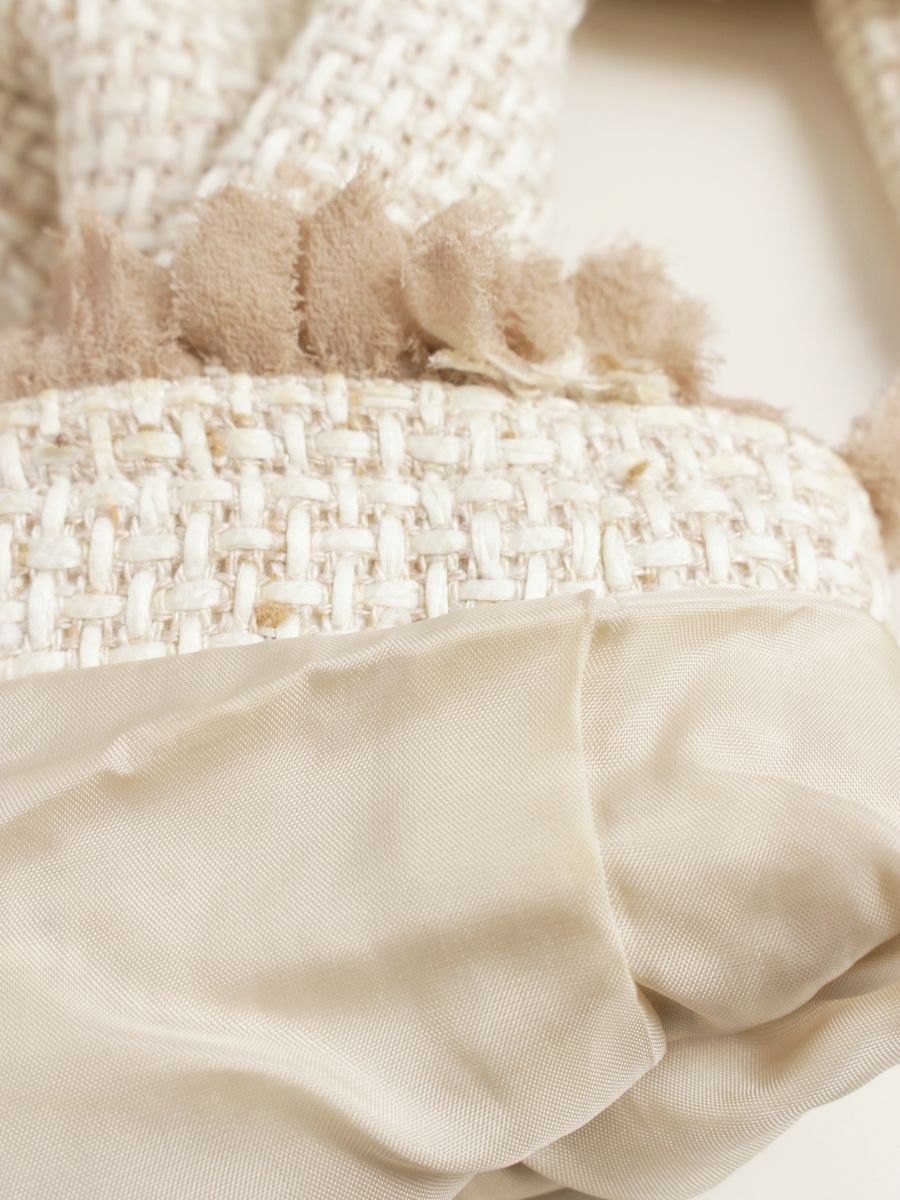 フォクシーブティック 27949 ジャケット 40 アイボリー レディツイード IT3OA19HEWDO