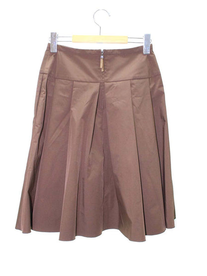 フォクシーニューヨーク 30725 スカート 40 ブラウン フレアー SP品 ITV3VGH76J4C