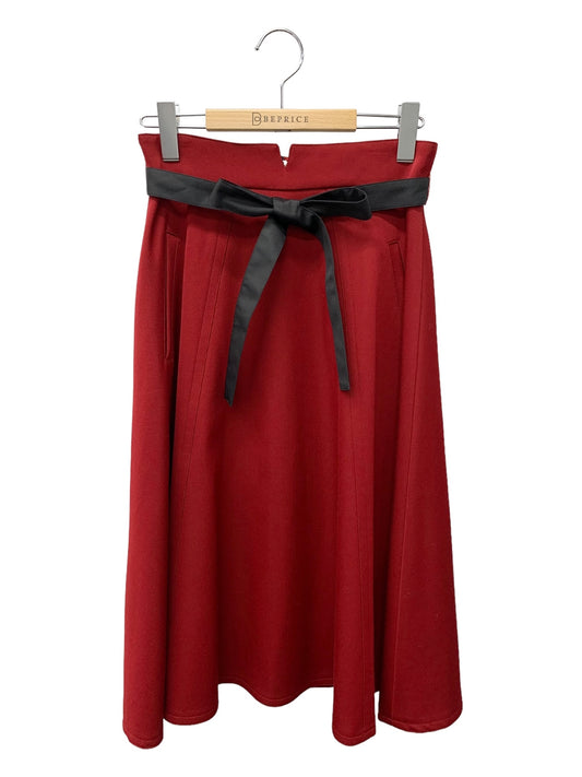 エムズグレイシー Red Flare Skirt 817568 スカート 38 レッド IT61JXJYPB86