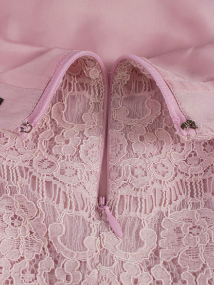 トッカ SKTOHM0440 スカート 0 ピンク レース IT8AW9Q0N4A8