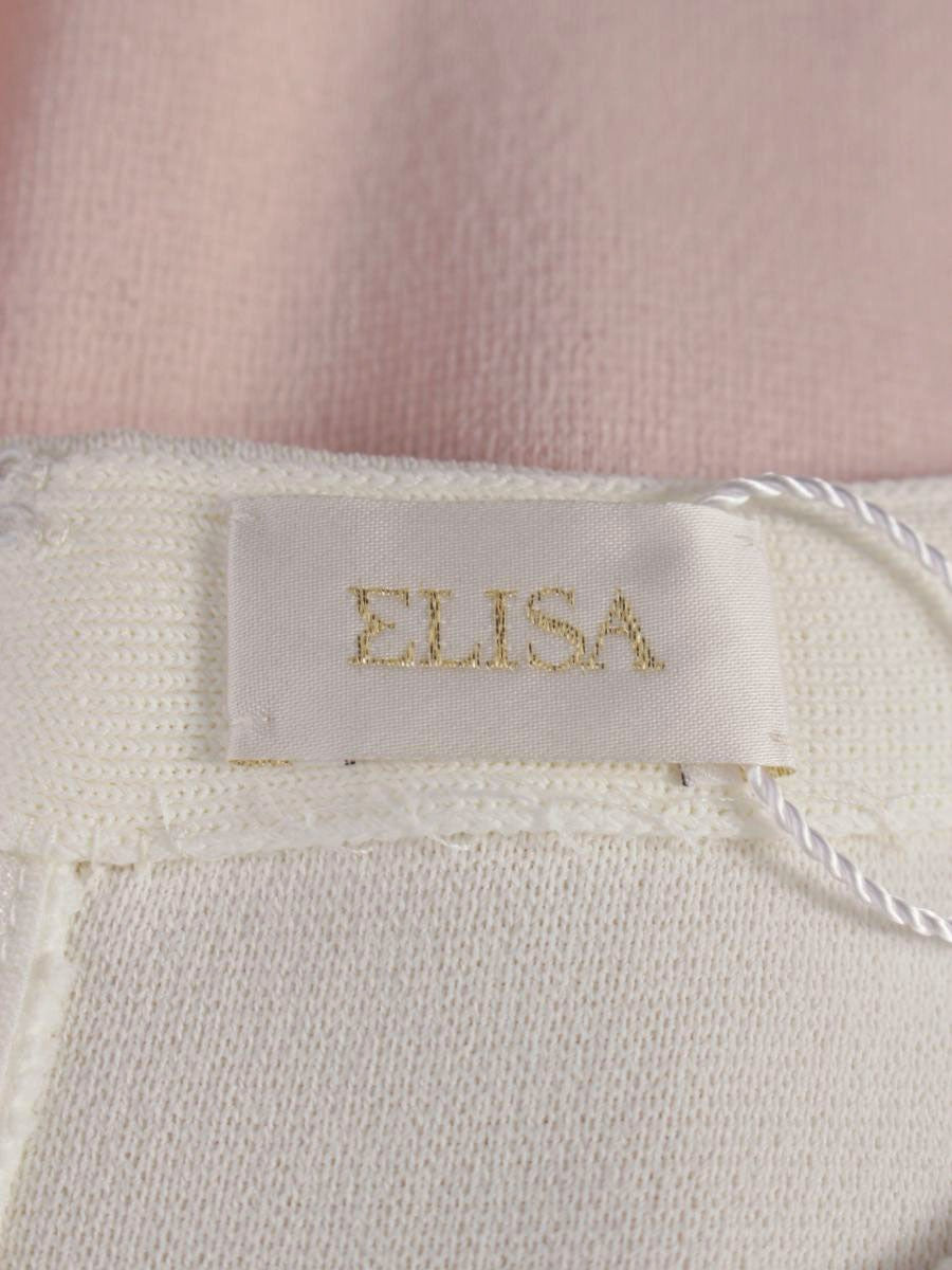 エリザ 28128011 ワンピース 2 ピンク サーブルストレッチ ビジュー ITAQ4D4HKS90