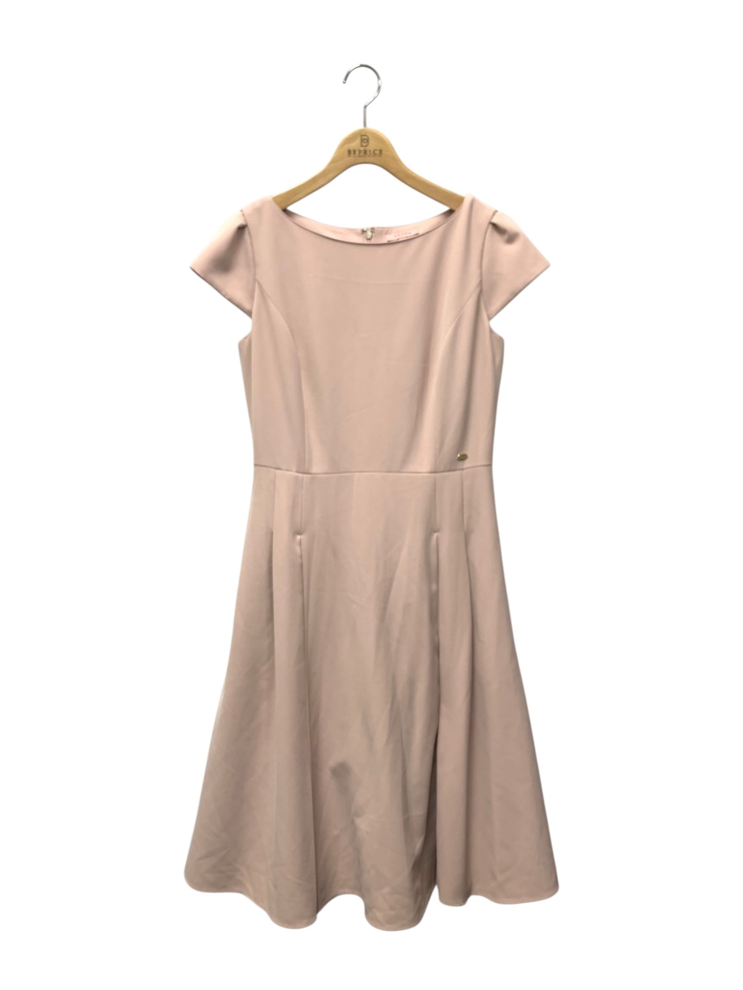 トッカ FLY FRERRY ドレス OPTOGS0806 ワンピース 6 ピンク クルーネック バックジップ ITJGJD8D0LCO