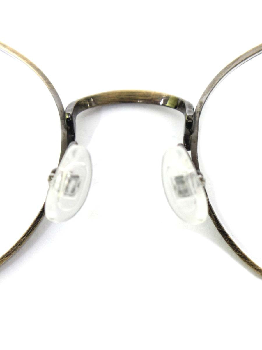 アキット PIN22 メガネ ゴールド メタルフレーム ボストン ITCNKNW6O0V2