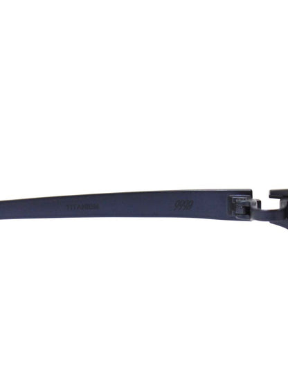 フォーナインズ S-820T メガネ ダークブルーマット スクエア メタルフレーム col.7 ITJFYAJH2HMM