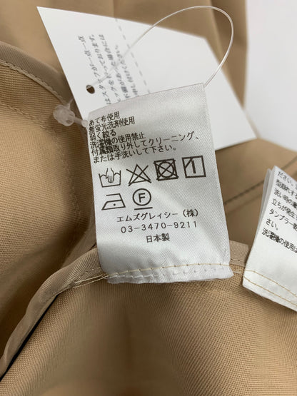 エムズグレイシー 011124 ワンピース 40 ベージュ リボン ステッチ ITTVOUCRPOU8