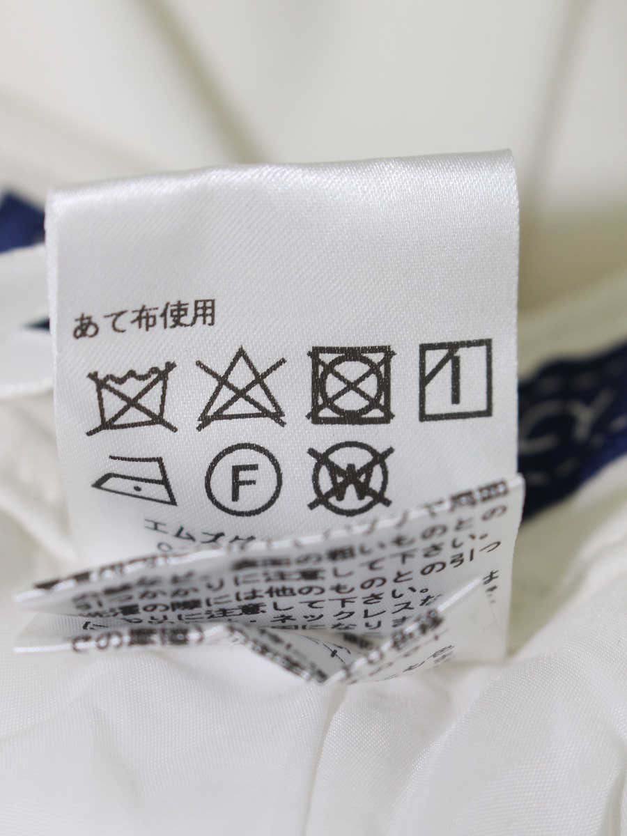 エムズグレイシー 726104 パンツ 40 ホワイト カットワーク レース リボン IT1E9663XL2G