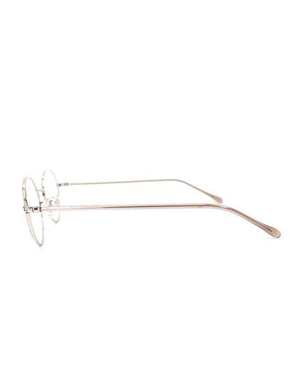 アンティミテ INE-1009 メガネ ピンクシルバー/クリーム INTIMITE BY EYEVAN アイヴァン メタルフレーム フルリム ラウンド ITMXCLKBIABK