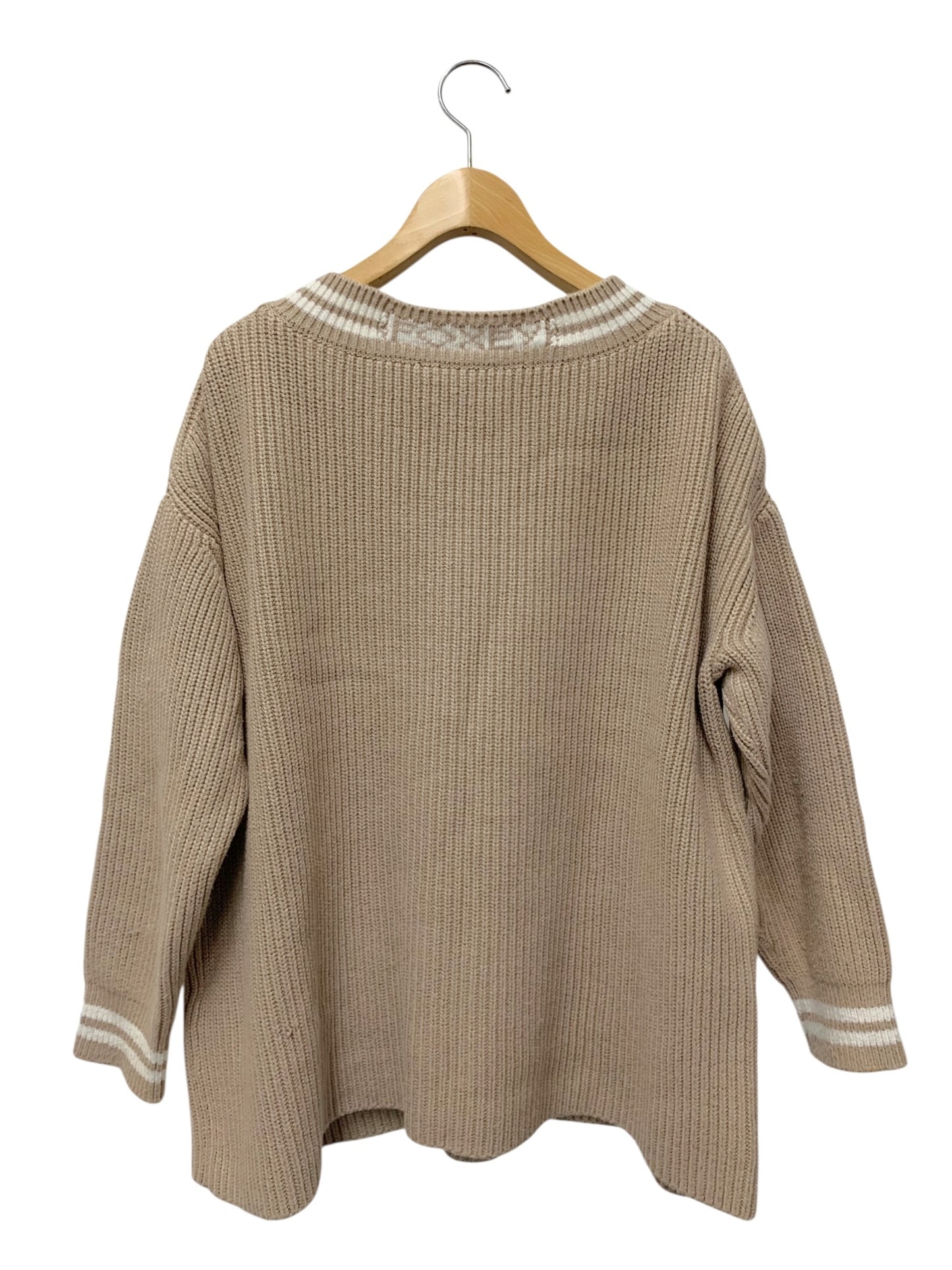 フォクシーニューヨーク SPORT Knit Top 40728 ニット セーター F ベージュ ドロップショルダー IT36YZC3NV64