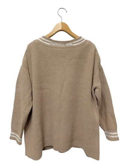 フォクシーニューヨーク SPORT Knit Top 40728 ニット セーター F ベージュ ドロップショルダー IT36YZC3NV64