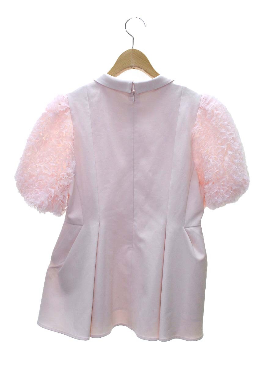 セルフォード 襟付きブラウス CWFB241068 38 ピンク フリル ITCIHJT1F9FC