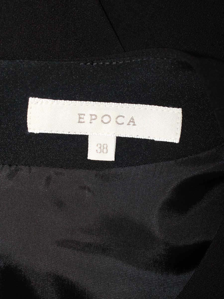 エポカ M5J24-217-09 ワンピース 38 ブラック 半袖 IT1ZDULHRGK8