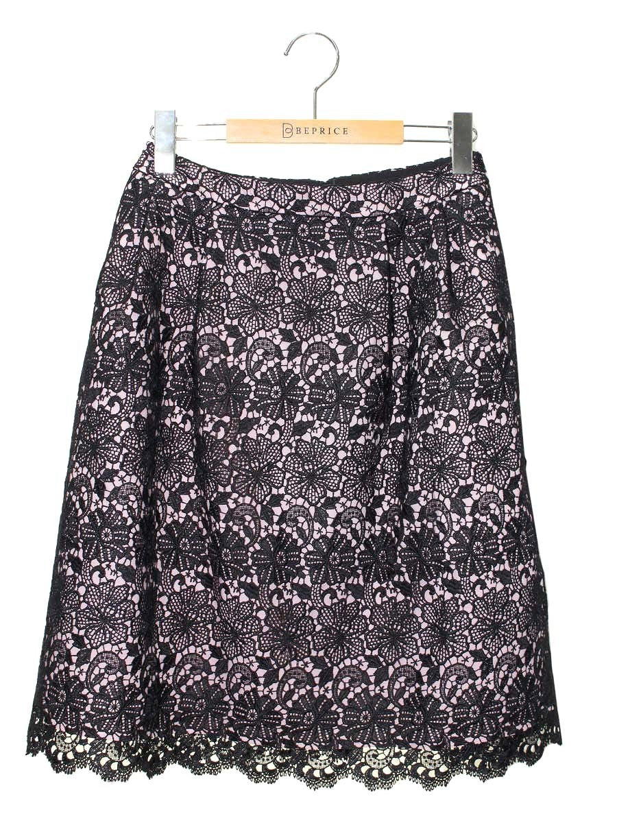 トッカ MERMAID マーメイド SKTOKS0150 スカート 4 ブラック ピンク レース フラワーモチーフ ITVK2KSZ79CI 【SALE】