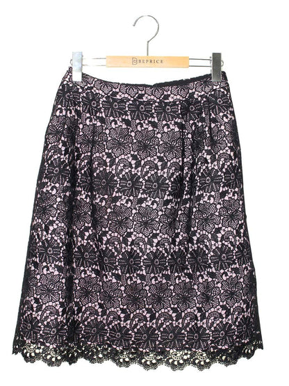 トッカ MERMAID マーメイド SKTOKS0150 スカート 4 ブラック ピンク レース フラワーモチーフ ITVK2KSZ79CI 【SALE】