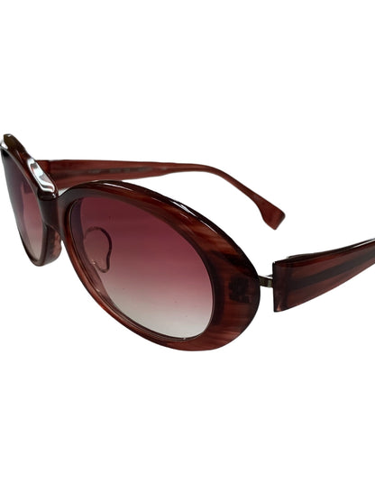 フォーナインズ feelsun F-03NP サングラス レッド フィールサン オーバル ラメ IT9ES4E4VBK0