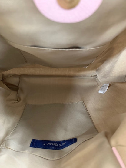 エムズグレイシー 494525 トートバッグ グレー リボン ITJXWI916UJC