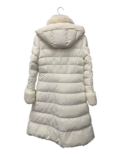 エムズグレイシー リバーシブルダウンコート 219606 42 ホワイト フェイクファー IT9QUIQ220FE