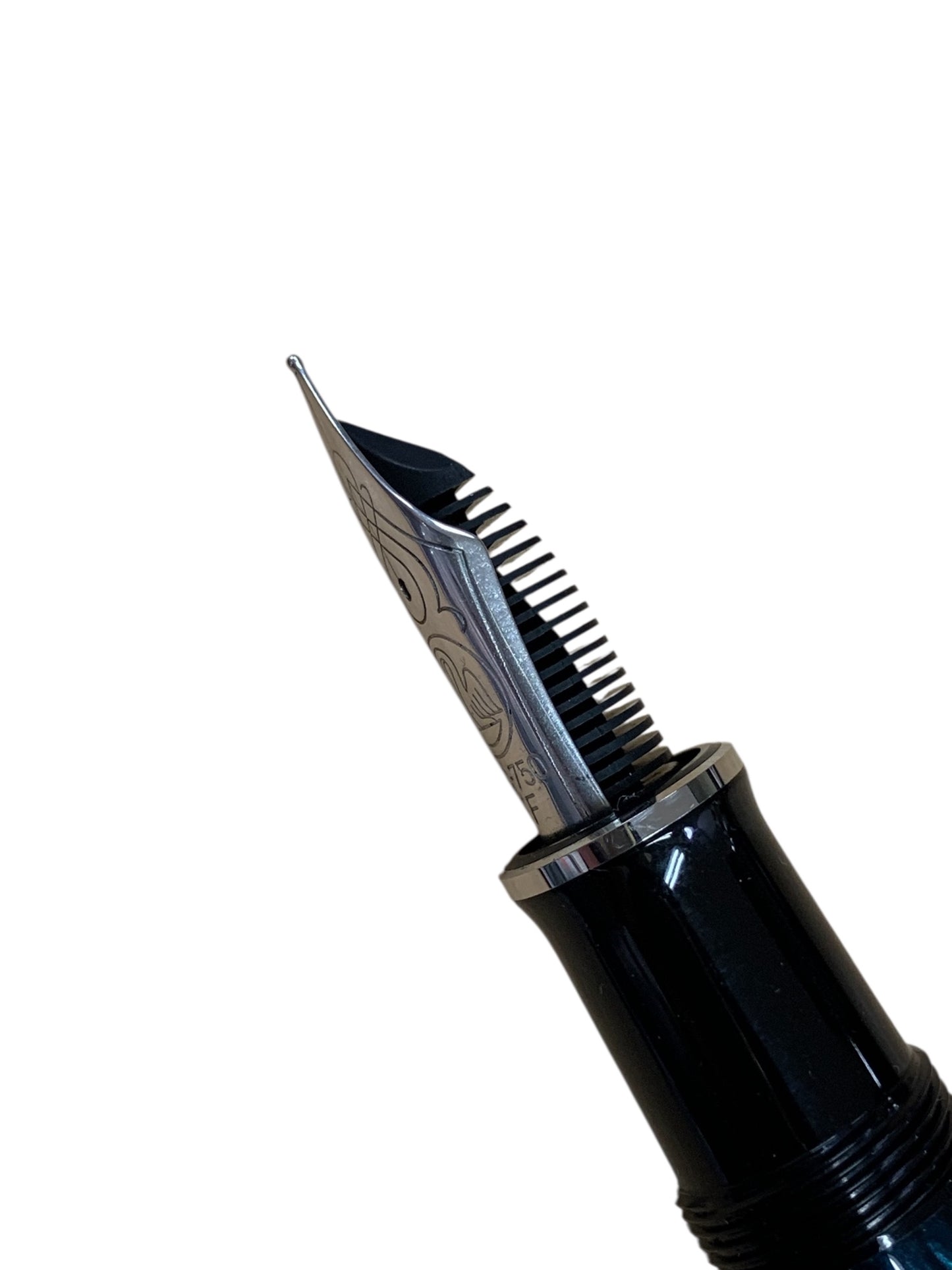 ペリカン 万年筆 スーベレーン M805 オーシャンスワール グリーンブルー EF 18C 750 ITYRETFSML5K