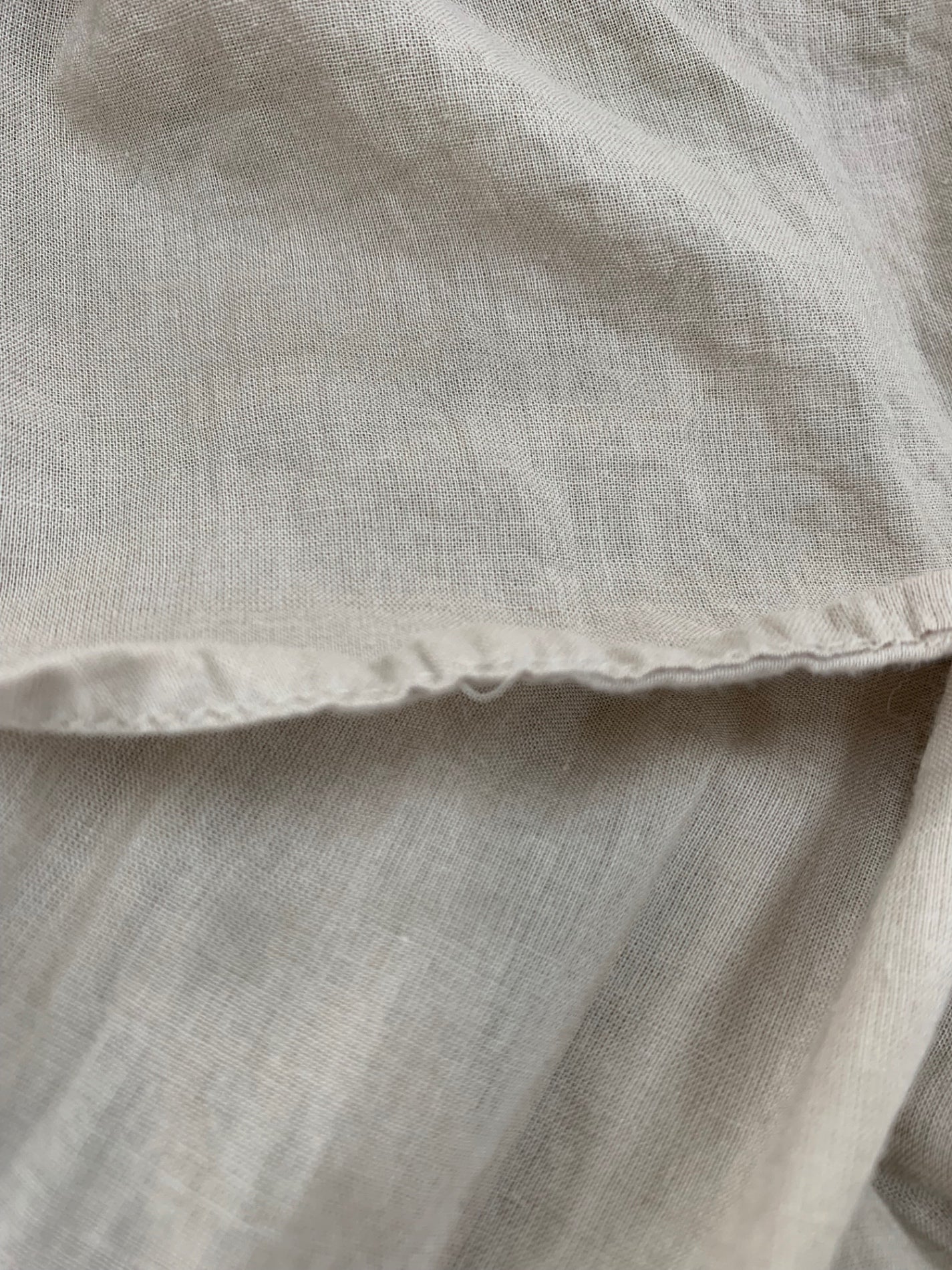 マリハ Vネックワンピース 36 ベージュ ティアード コットン IT6VK4U2VXR6