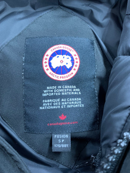 カナダグース Chateau Parka Fusion Fit Heritage シャトー 3426MA ダウンジャケット 175/88Y ブラック コヨーテファー ITQ00AU5NY2O