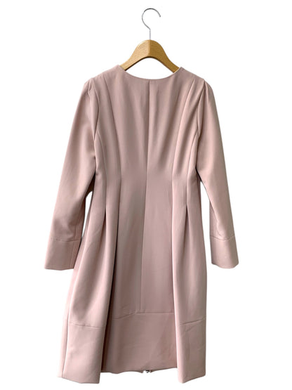 ポンヌフ AH1004 ワンピース 0 ピンク ジップアップ タックフレア ITKWWS6L4IKG