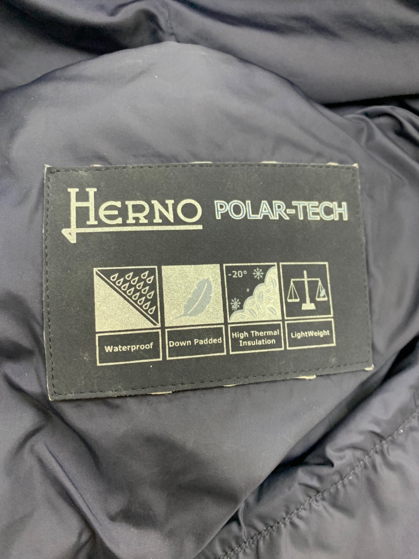 ヘルノ PI0274U-12004-9200 ダウンジャケット 52 ネイビー フード ITO9MHT55G67