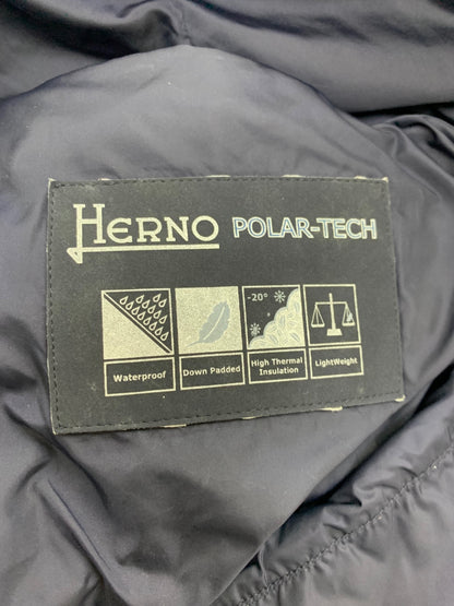 ヘルノ PI0274U-12004-9200 ダウンジャケット 52 ネイビー フード ITO9MHT55G67