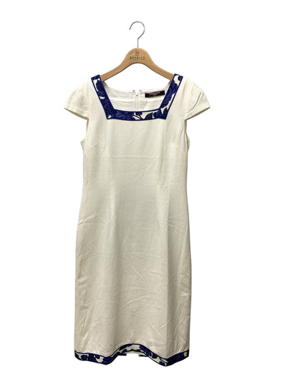 レオナールファッション 0390250 ワンピース 11AR ホワイト スクエアネック ITJU9BQMUSEO