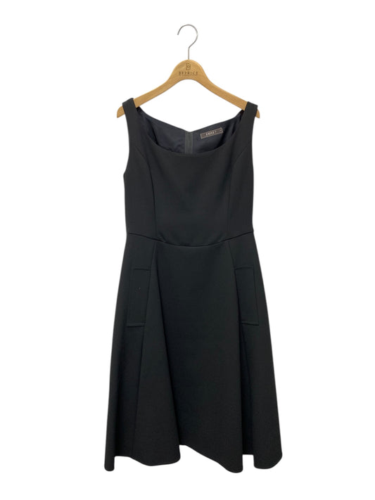 フォクシーブティック Dress Noble 33901 ワンピース 38 ブラック Uネック バックジップ フレア ITQVYARISD8S
