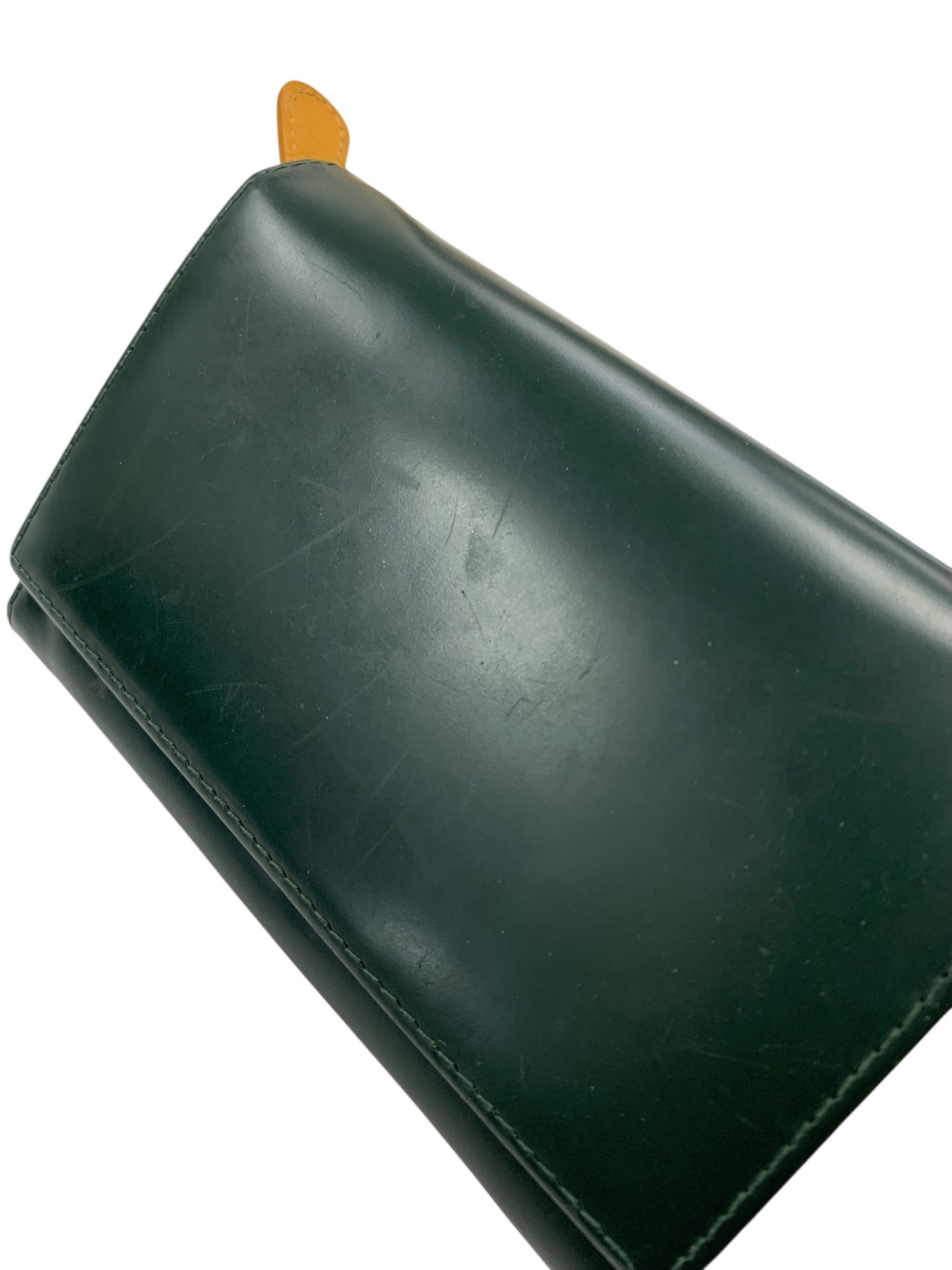 エッティンガー 二つ折り財布 グリーン レザー ITNX6UAG5ZE8