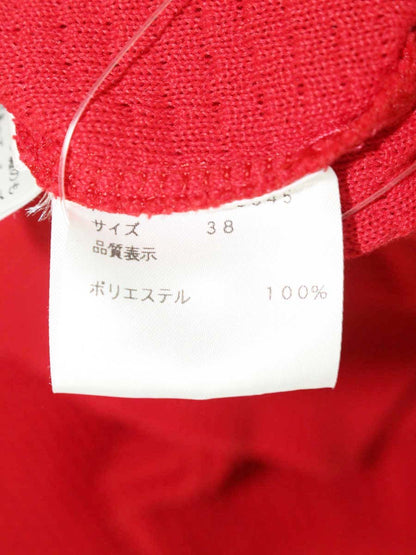 エムズグレイシー Mesh Cardigan 918345 カーディガン 38 レッド メッシュ IT6PSIHAHGX0