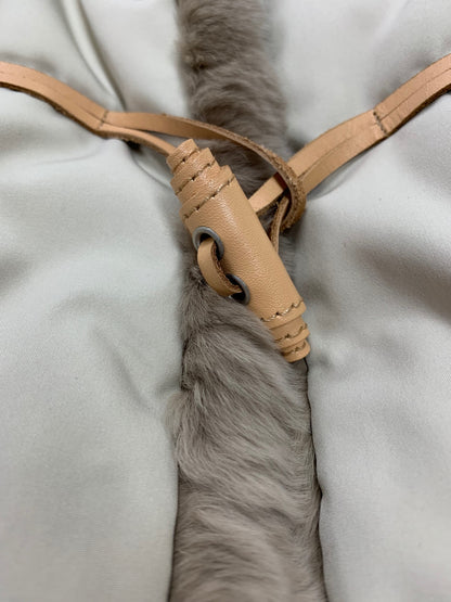 ハロッズ 16504051 ジャケット 2 ベージュ レッキスファー トグルボタン IT41YY9S6Q00