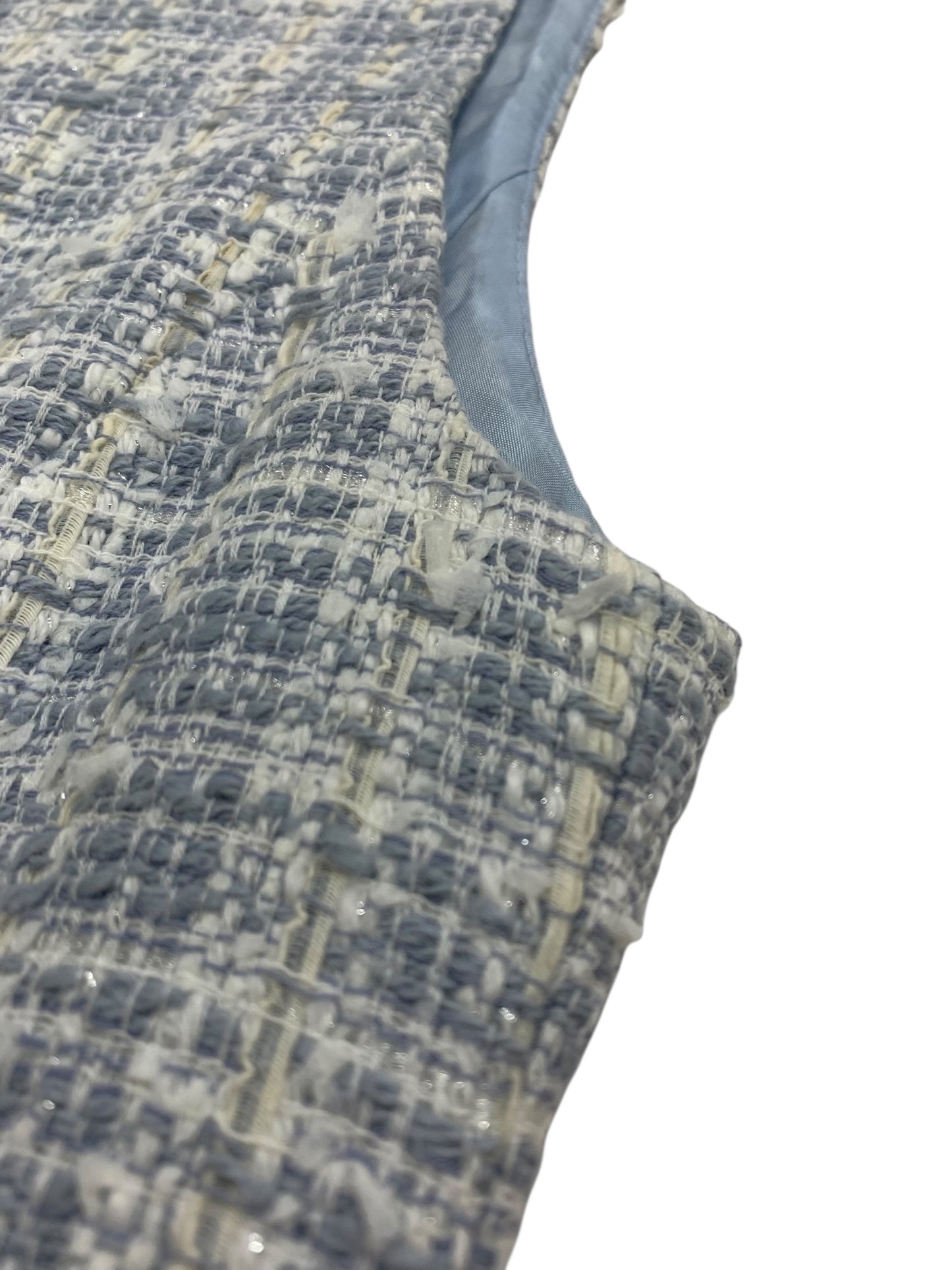 フォクシーブティック Dress Victoria 40543 ワンピース 38 ブルー ツイード ITXGLOUBMD90