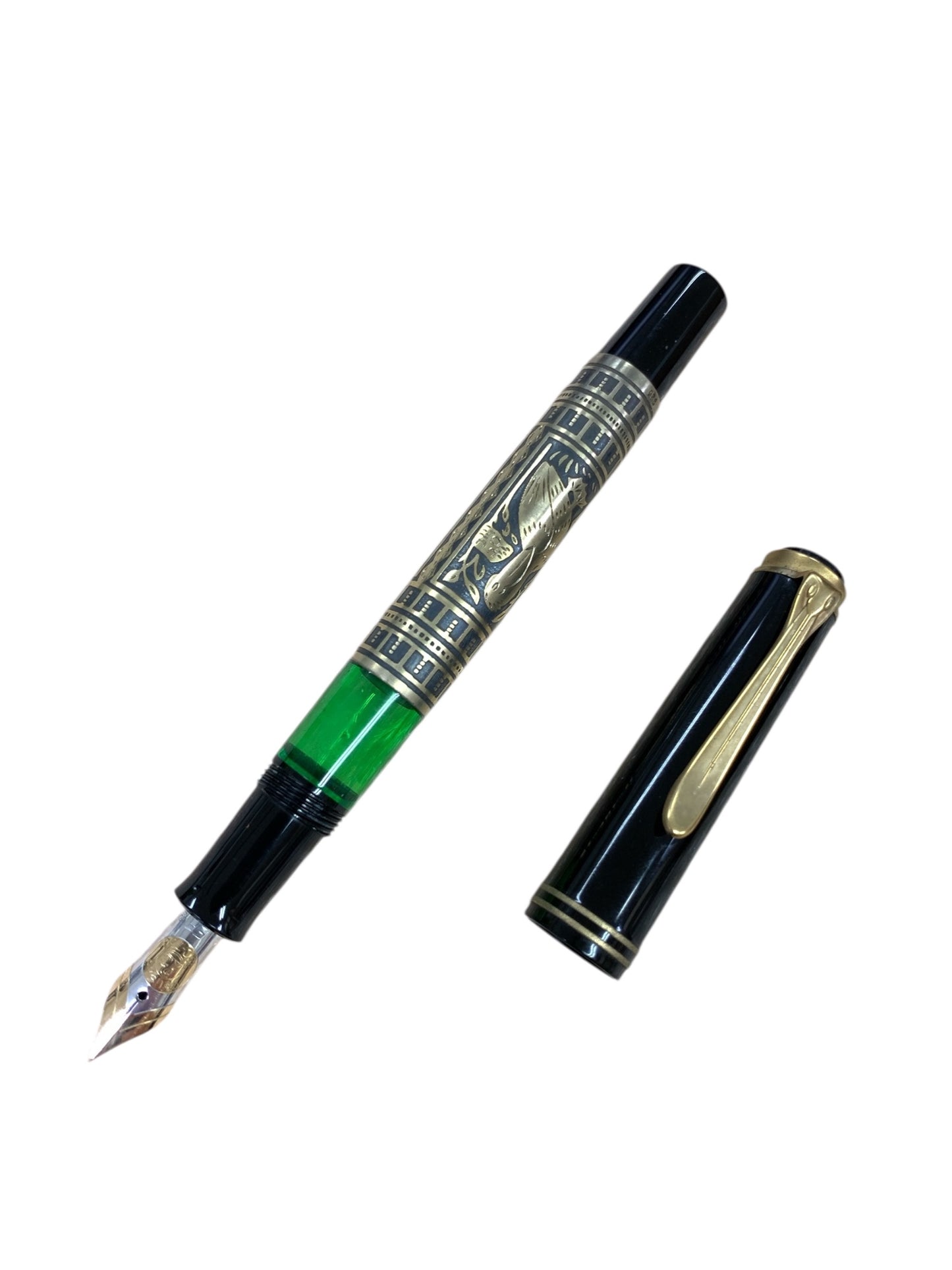 ペリカン 万年筆 スーベレーン M700 トレド ブラック/グレー EF 18C-750 ITNCJB5UMM0W