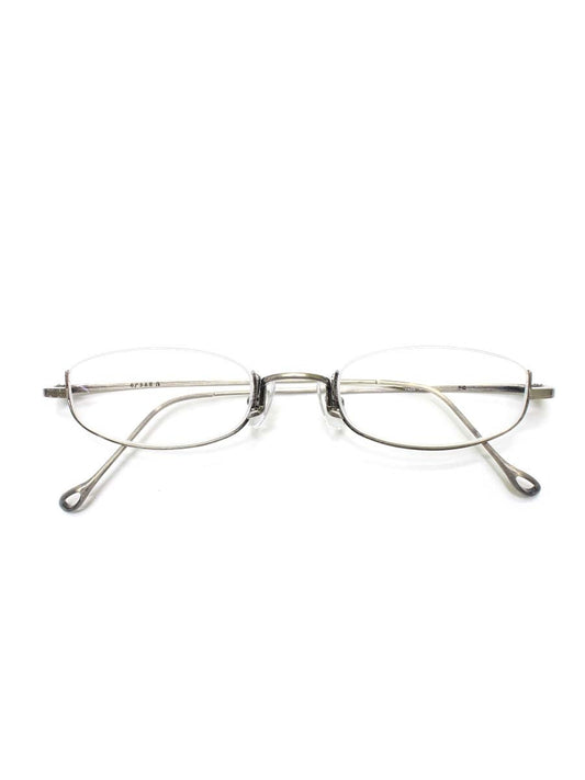 金子眼鏡 井戸多美男作 T429 メガネ アンティークシルバー アンダーリム IT9TFS1H8UAJ