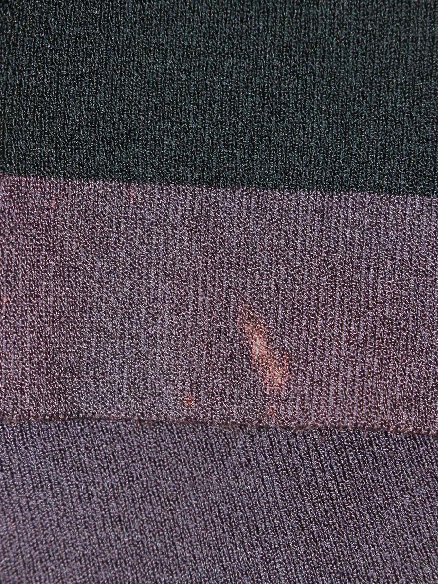 トゥービーシック W5F15-691-28 カーディガン 2 ネイビー/パープル バイカラー リボン IT435FQRU3BE