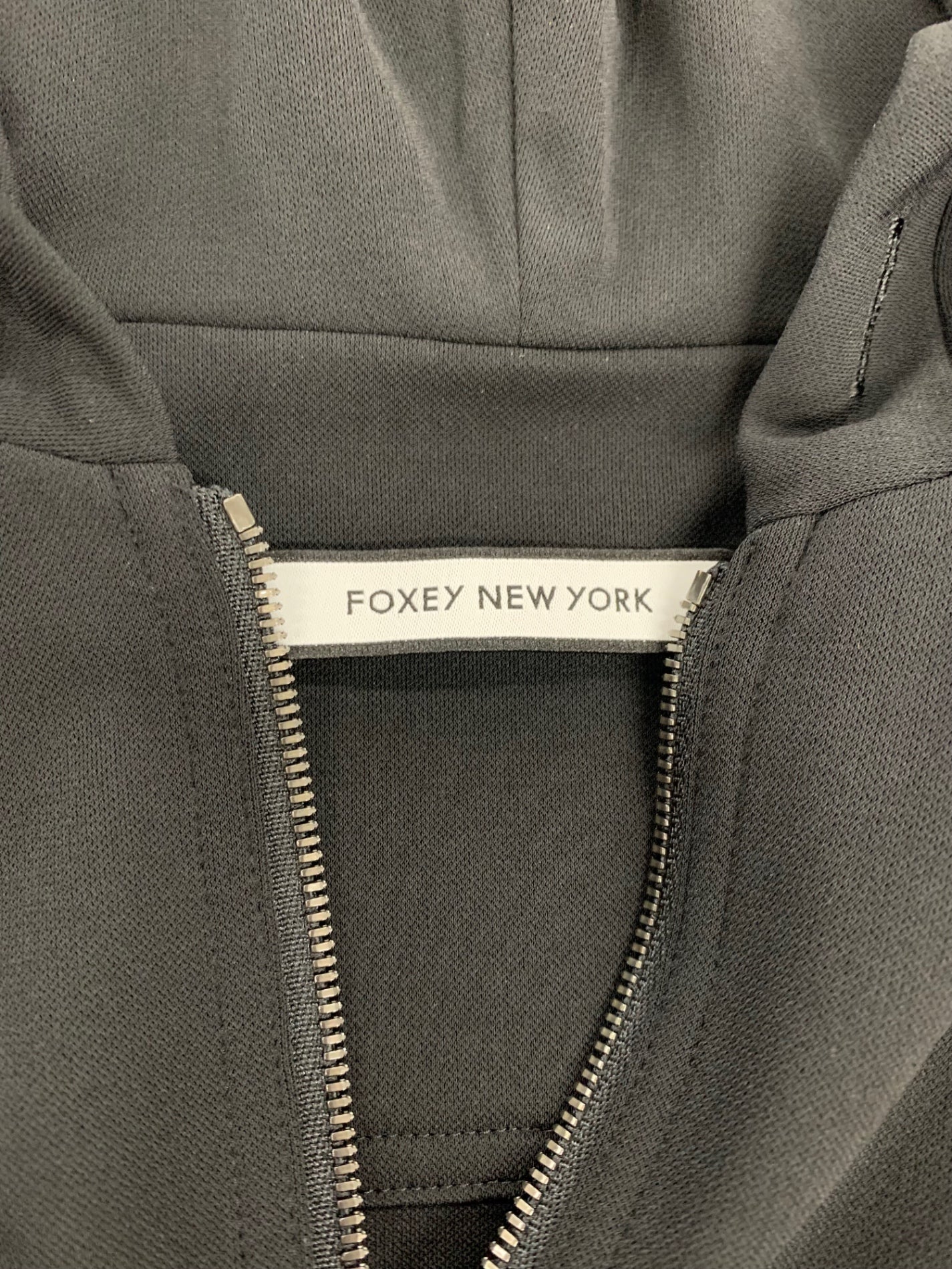 FOXEY フォクシー ジップパーカー バックロゴ 薄手 サイズ42 L