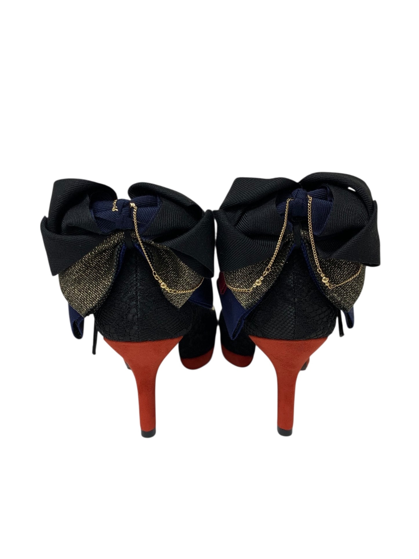 マイラクラッシック 樹雨 E10-9595-8PRS パンプス 36 ブラック IT671LXYIAO8