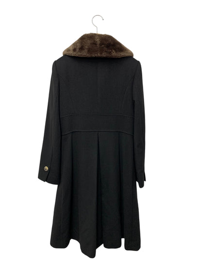 フォクシーブティック Coat Noisette 36160 コート 38 ブラック ヌートリアファー IT7YS5N6UOJW