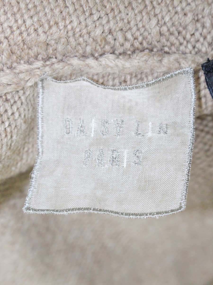 デイジーリンパリ カーディガン トライアングル 33122 F ブラウン ITDHS48QSFCU