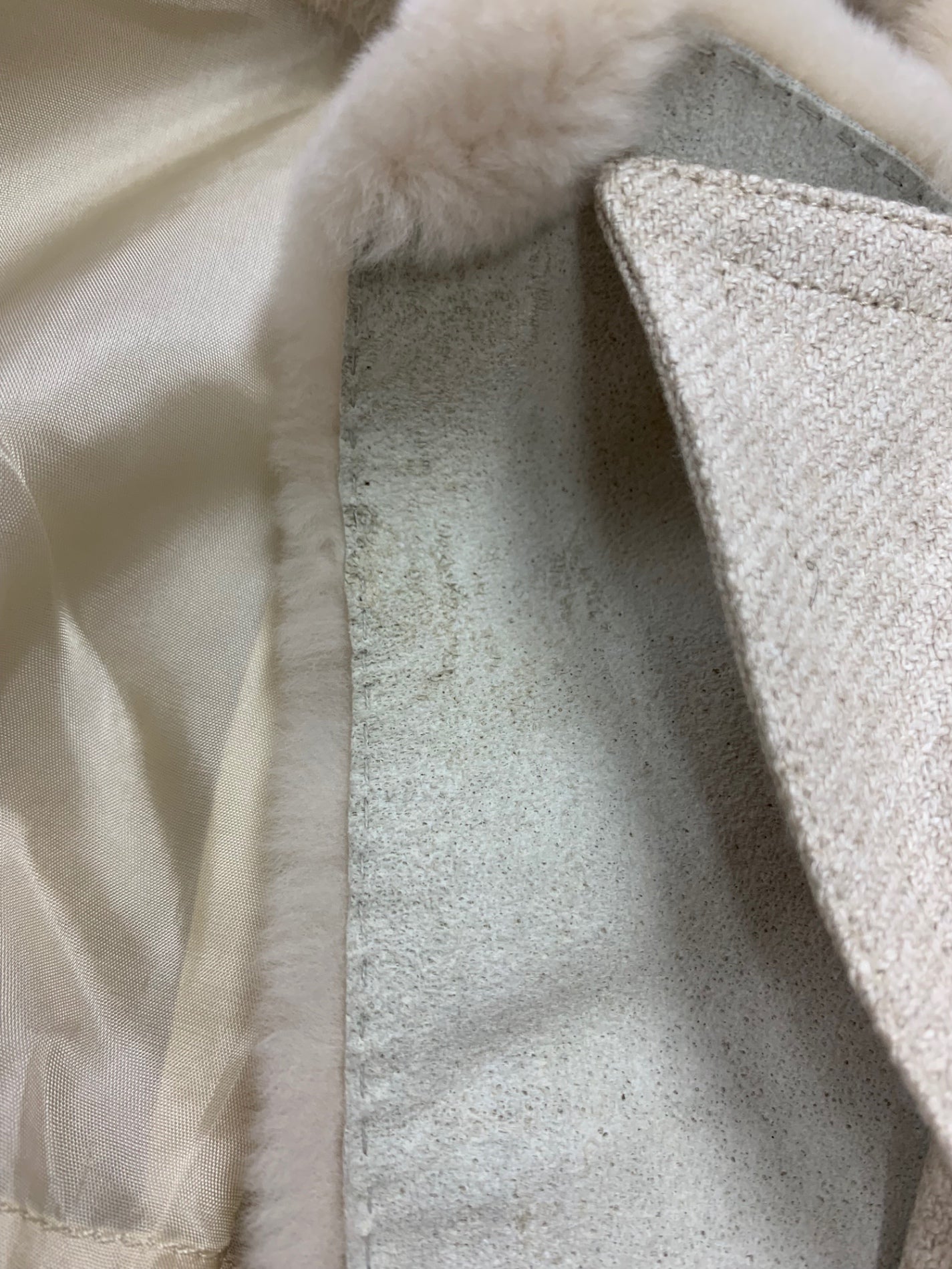 フォクシーブティック 10670 ワンピース セットアップ 40 ベージュ ヌートリア ファー カシミヤ シルク ITMM5TPUZOKW