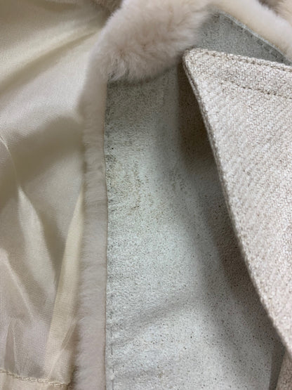 フォクシーブティック 10670 ワンピース セットアップ 40 ベージュ ヌートリア ファー カシミヤ シルク ITMM5TPUZOKW