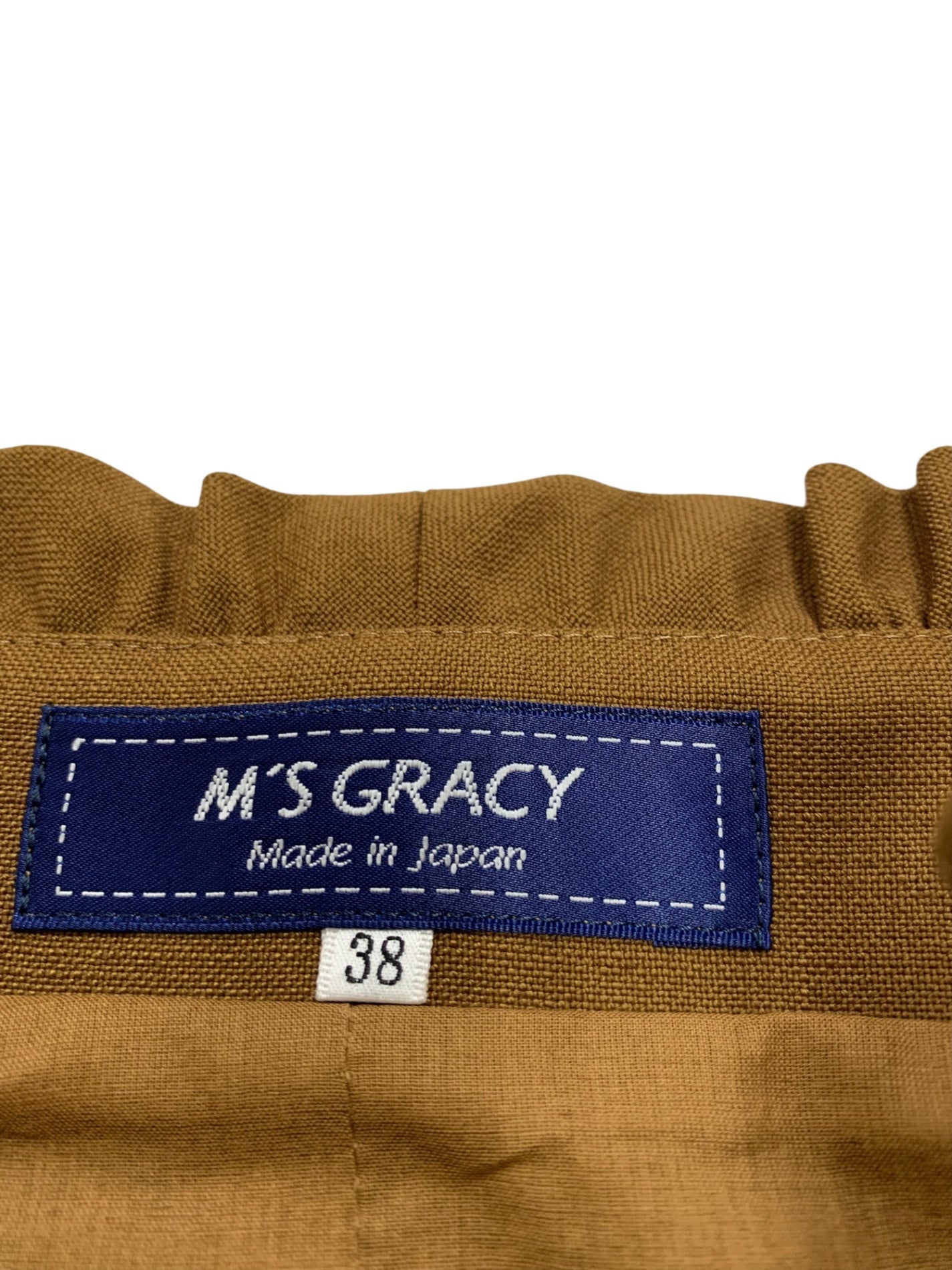 エムズグレイシー フリル付きビスチェ 514318 トップス 38 ブラウン ITRLPUVEAAT4