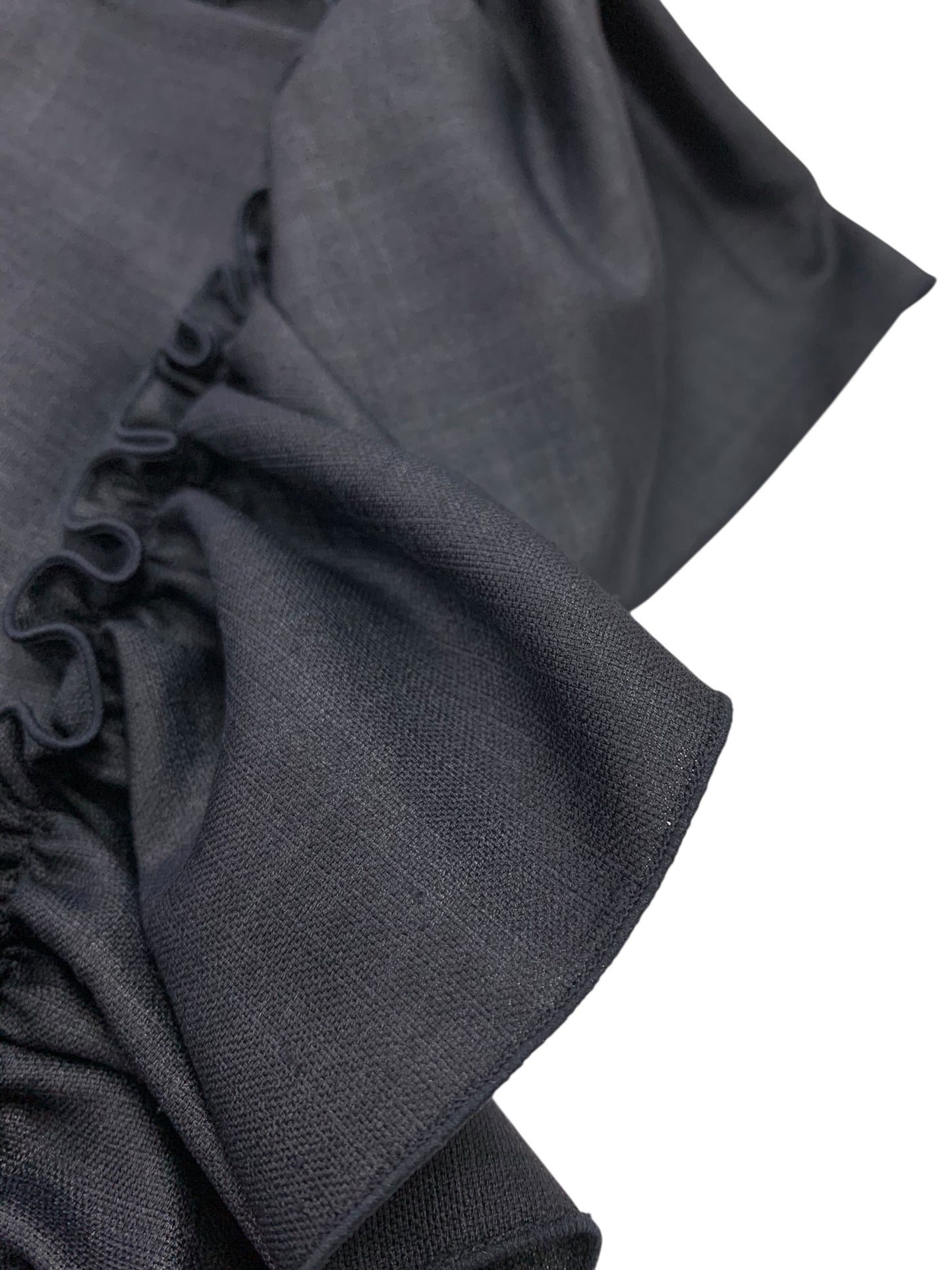 フォクシーニューヨーク Blouse Papillon 44698 ブラウス 38 ネイビー フリル スクエアネック IT6HKRXG016G