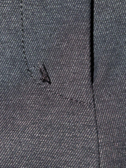 エムズグレイシー Denim like Pants 816314 パンツ 40 ネイビー パール ストレッチ IT1URAGHEVGE