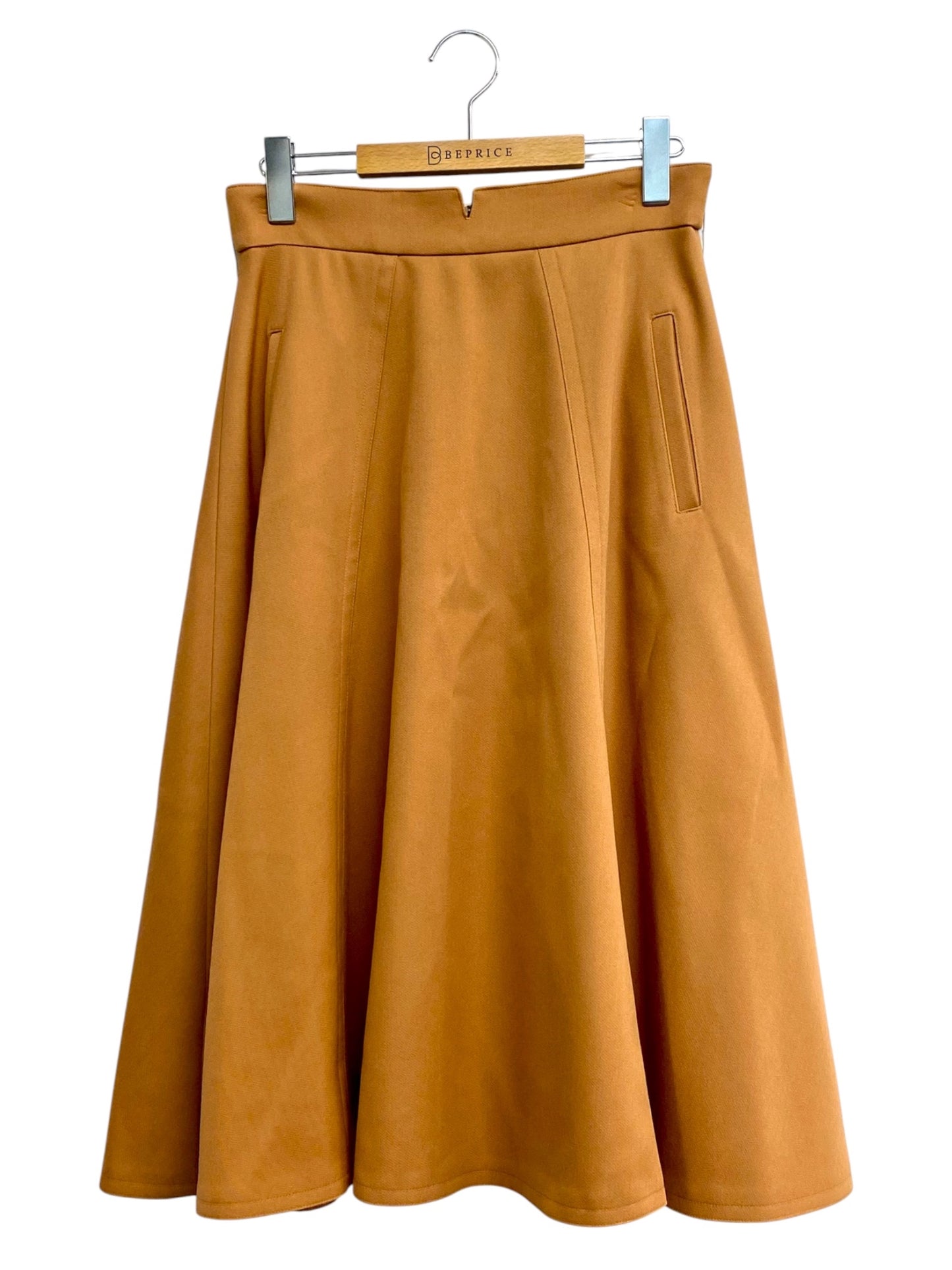 エムズグレイシー Red Flare Skirt 817568 スカート 40 ブラウン フレア ITU2WD6U12PE
