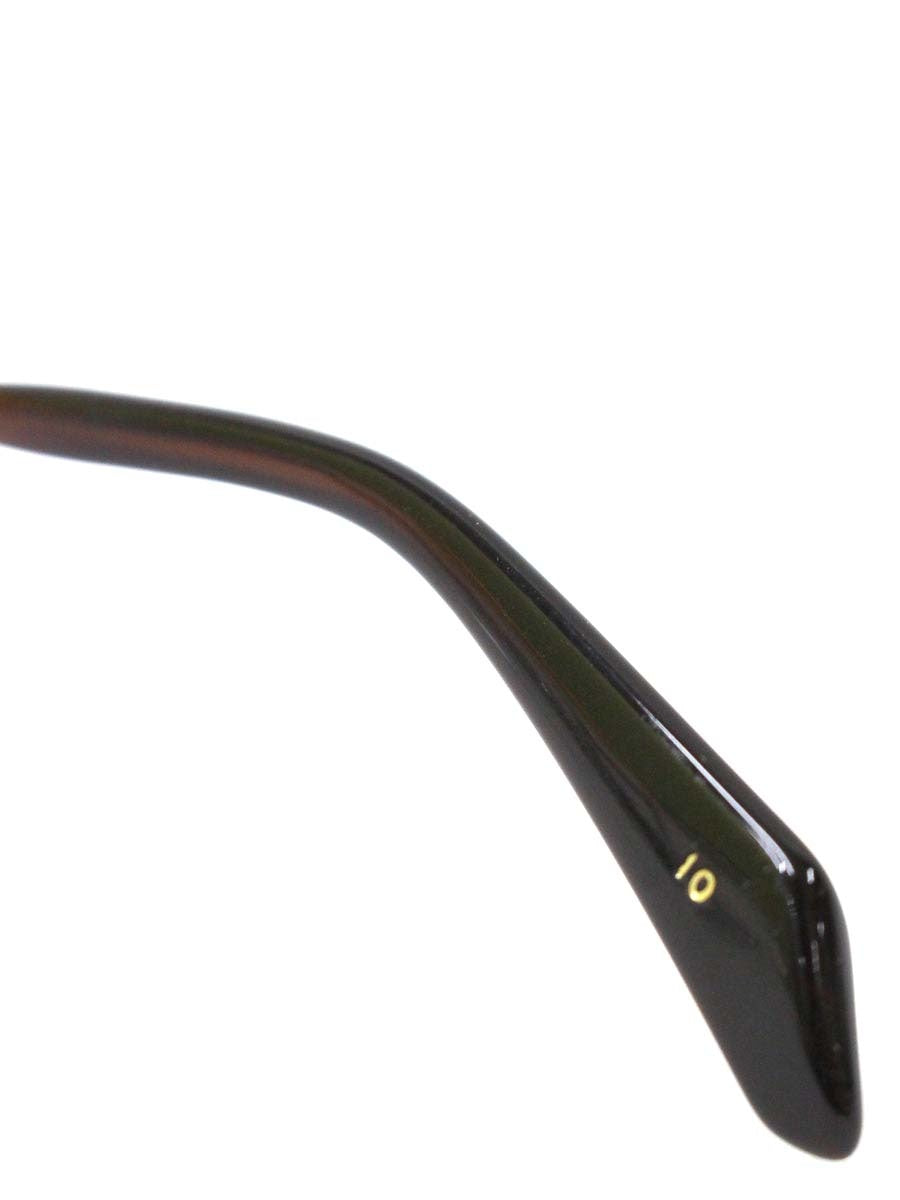 ネオジン NJ2314S メガネ ゴールド/ブラウン メタルフレーム ハーフリム スクエアシェイプ ノーズパッドレス ITSKW9QX72DW