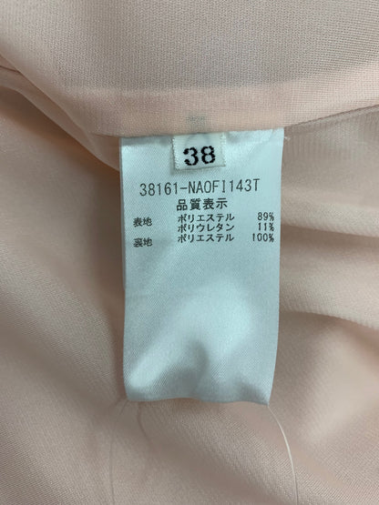 フォクシーニューヨーク 38161 ワンピース 38 ピンク バックジップ U字ネック タック IT85V5N30UK7