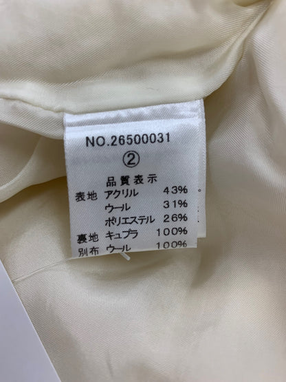 エリザ 26500031 ジャケット 2 ホワイト フェイクファー ITKQ1YI2A1IC 【SALE】